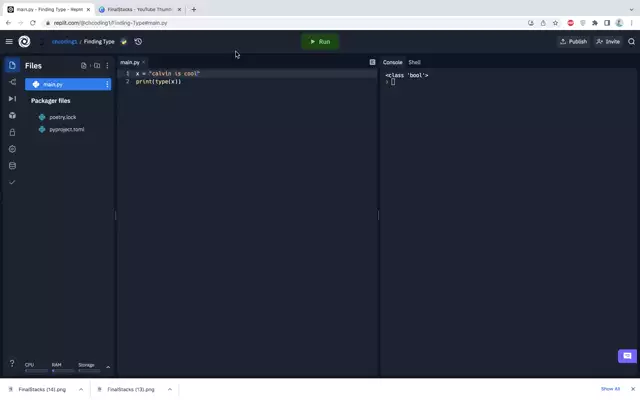 Calvin Huang - Python Find Type