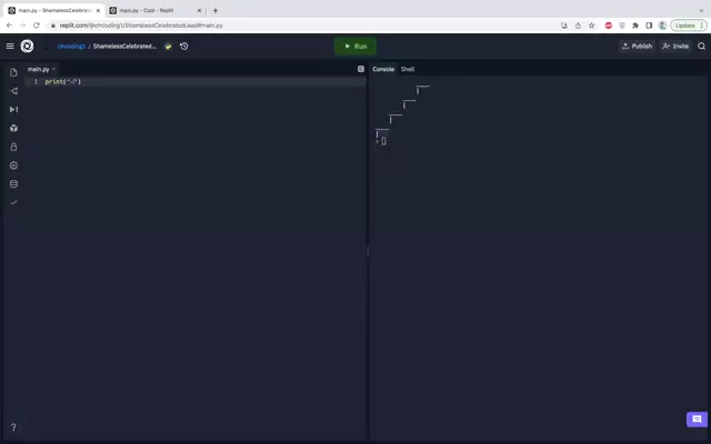 Python Exercises: Printing Stairs