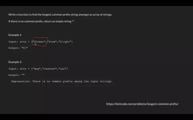 Python Exercises: Longest Prefixes
