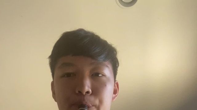 Clarinet - Concert F Major scale