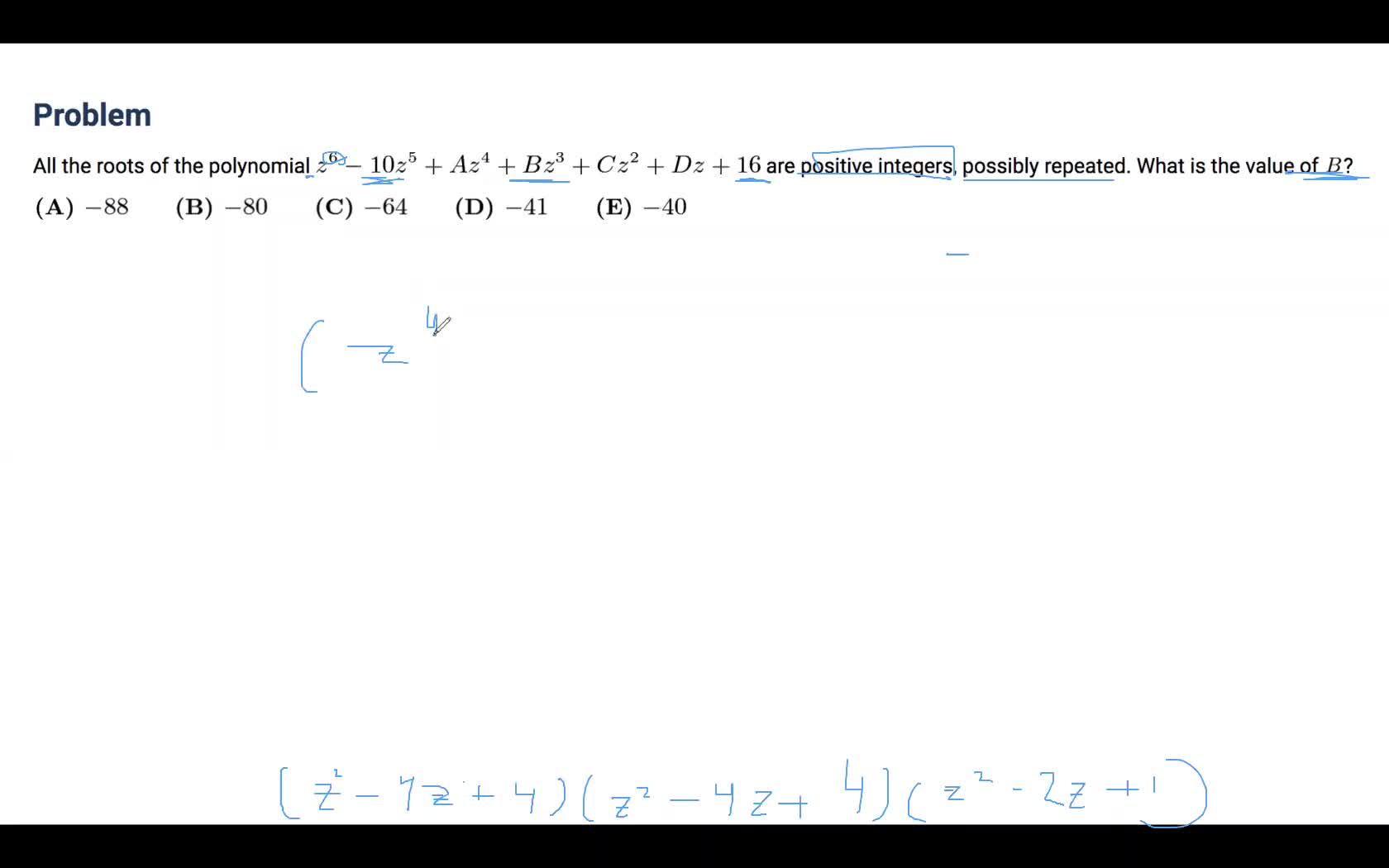 Math - 2021 AMC12A 12 By Calvin Huang