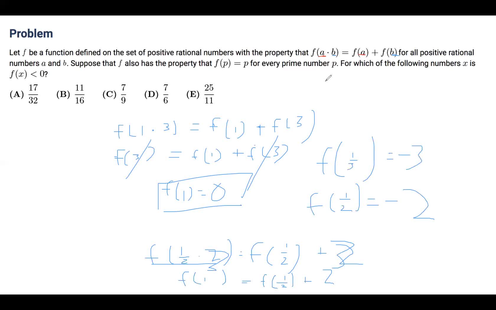 Math - 2021 AMC12A #19 By Calvin Huang