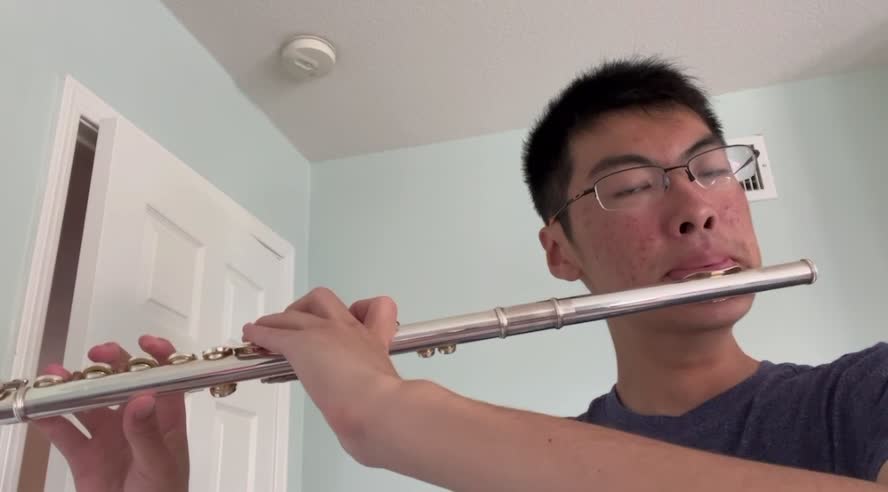 D♭ Major Scale on Flute - Aaron Luan