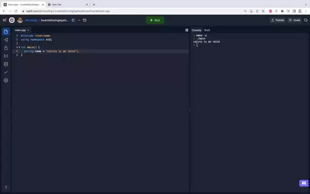 C++ Intro to Strings - Calvin Huang