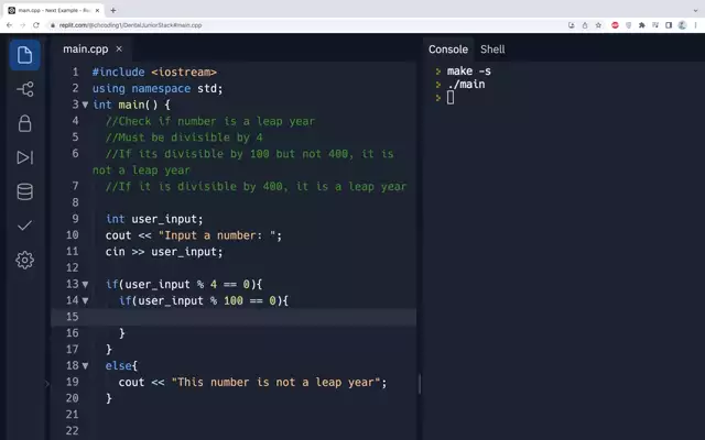 C++ If-Statement Practice #3 Lesson 19 - Calvin Huang