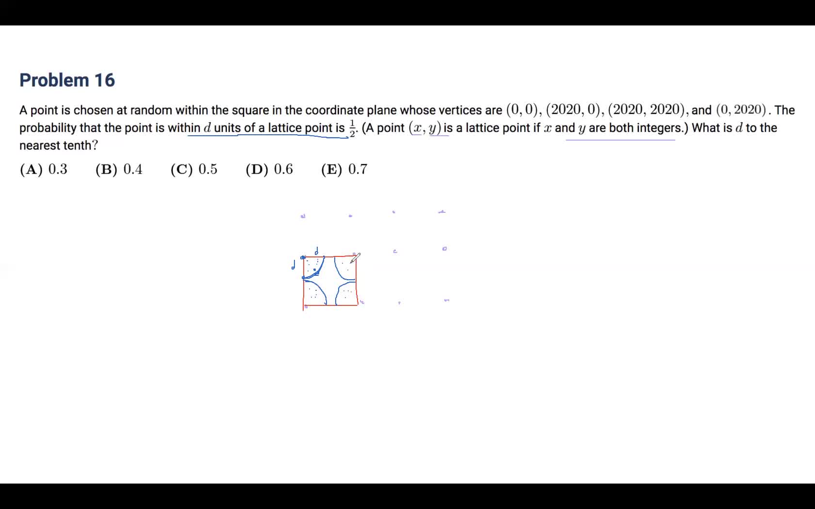 Math - 2020 AMC12A #16 Calvin Huang