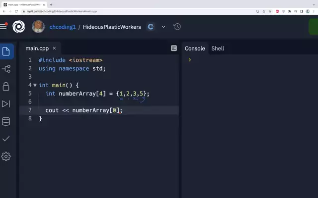 C++ Arrays - Calvin Huang