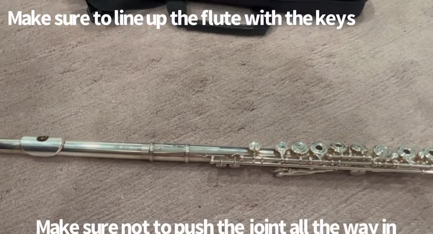 Flute - Assembling the Flute