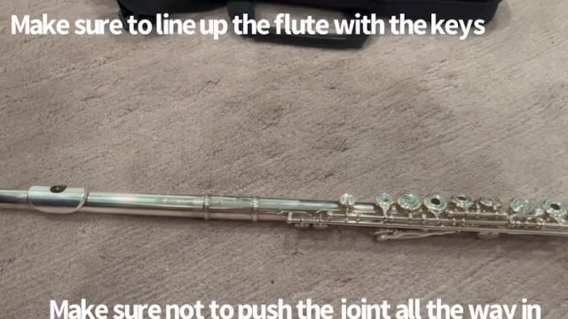 Flute - Assembling the Flute