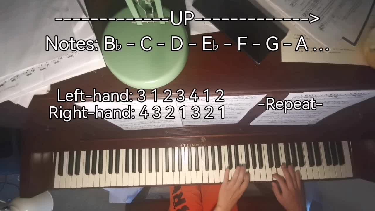 Teaching B ♭ Major Scale