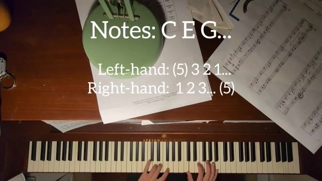 Piano - C Major Arpeggio